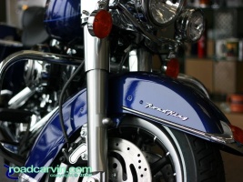 Blue 2007 Road King